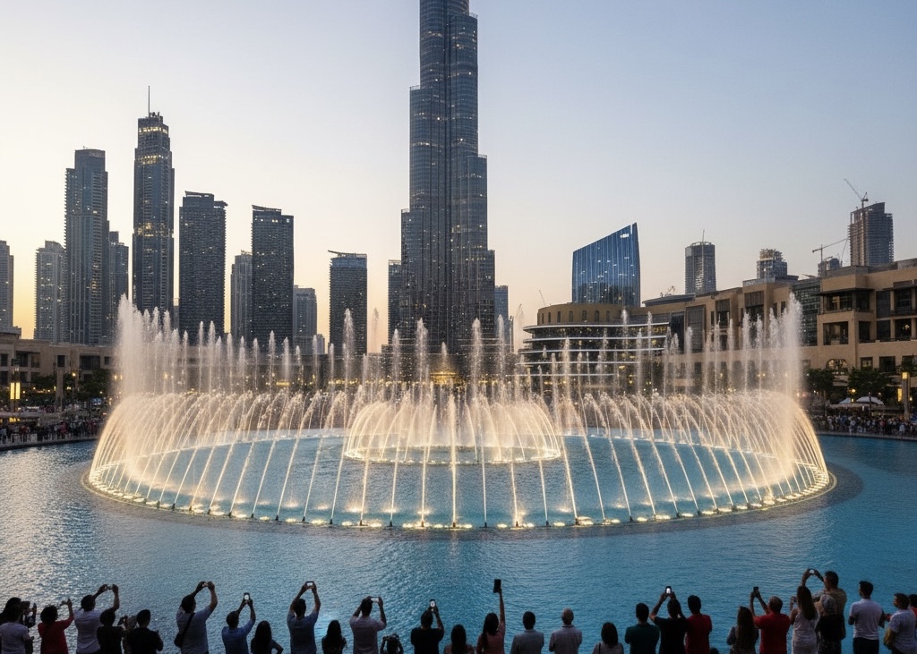 رقص نور و آب دبی